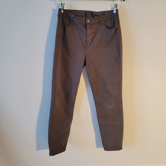 Brown size 12 Women's Pant Buffalo David Bitton, High Rise Skinny - Picture 1 of 4